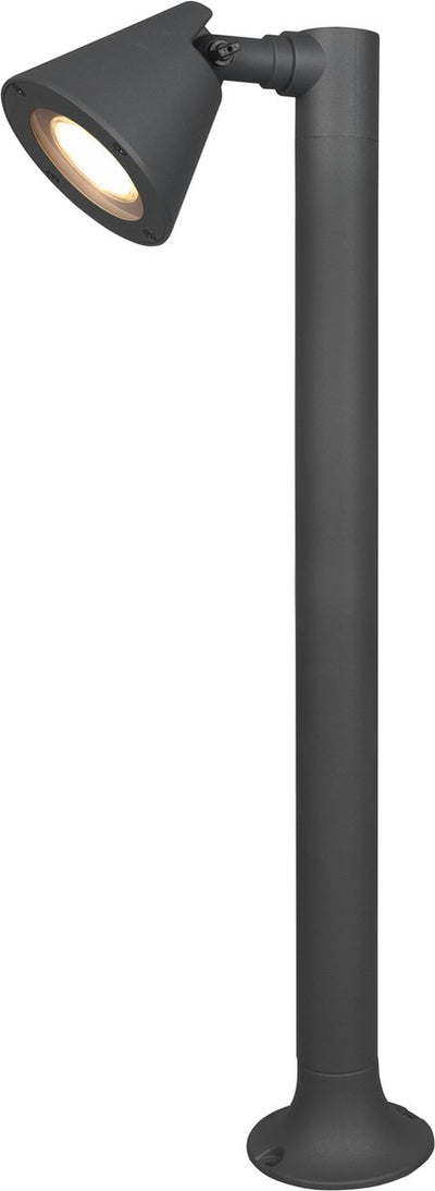 Trio Kaveri - Mastleuchte - Anthrazit - exkl. 1x gu10 4,9w - drehbar - neigbar - Außenbeleuchtung - IP44