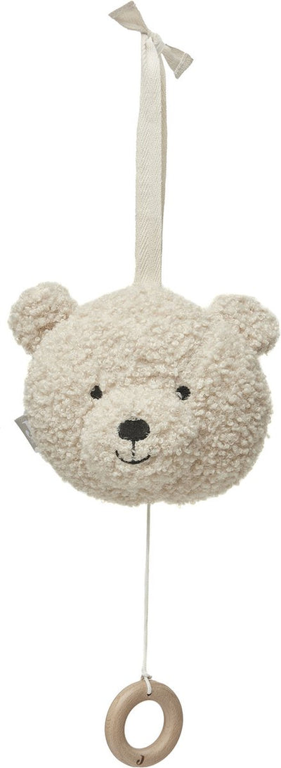 Jollein - Musikanhänger Teddybär (natur) - Musikanhänger Baby