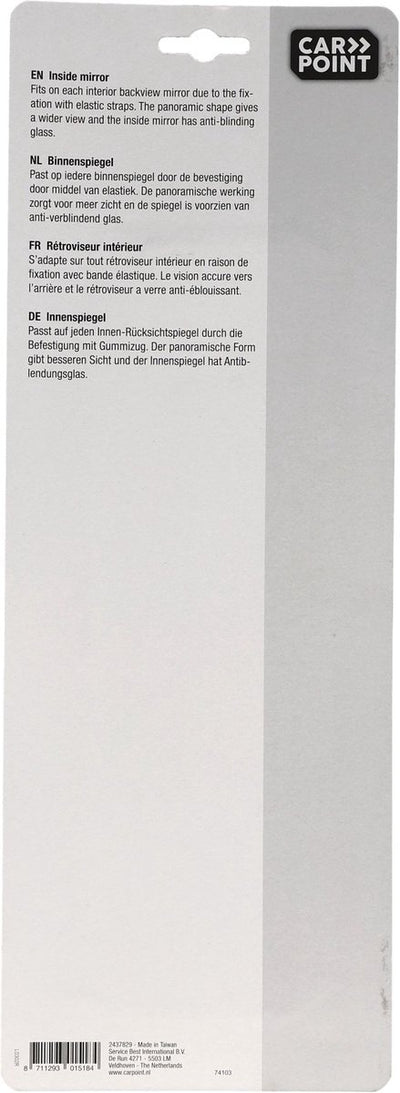 Carpoint Auto-Innenspiegel – universell – blendfrei – Transferspiegel – extra breite Sicht – einfache Installation