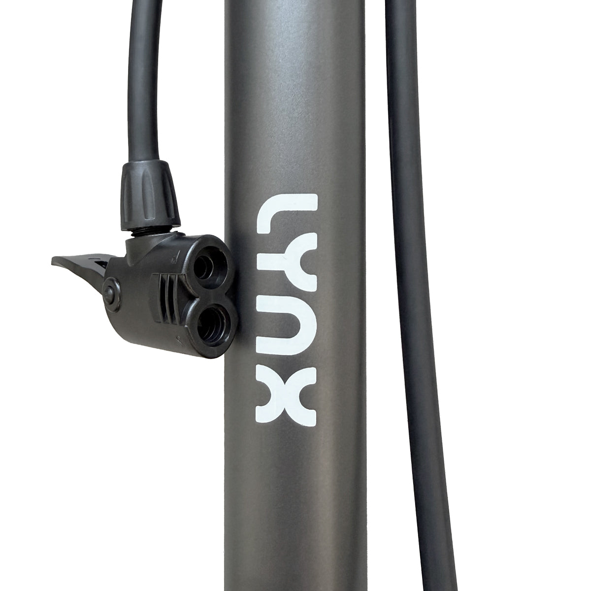 Lynx Fahrradpumpe mit Manometer schwarz
