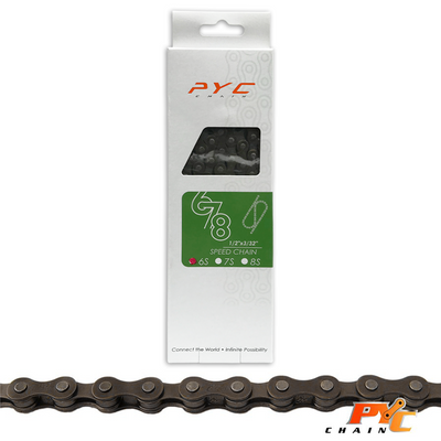 PYC Fahrradkette 6V 116s 1 2x3 32 Shimano