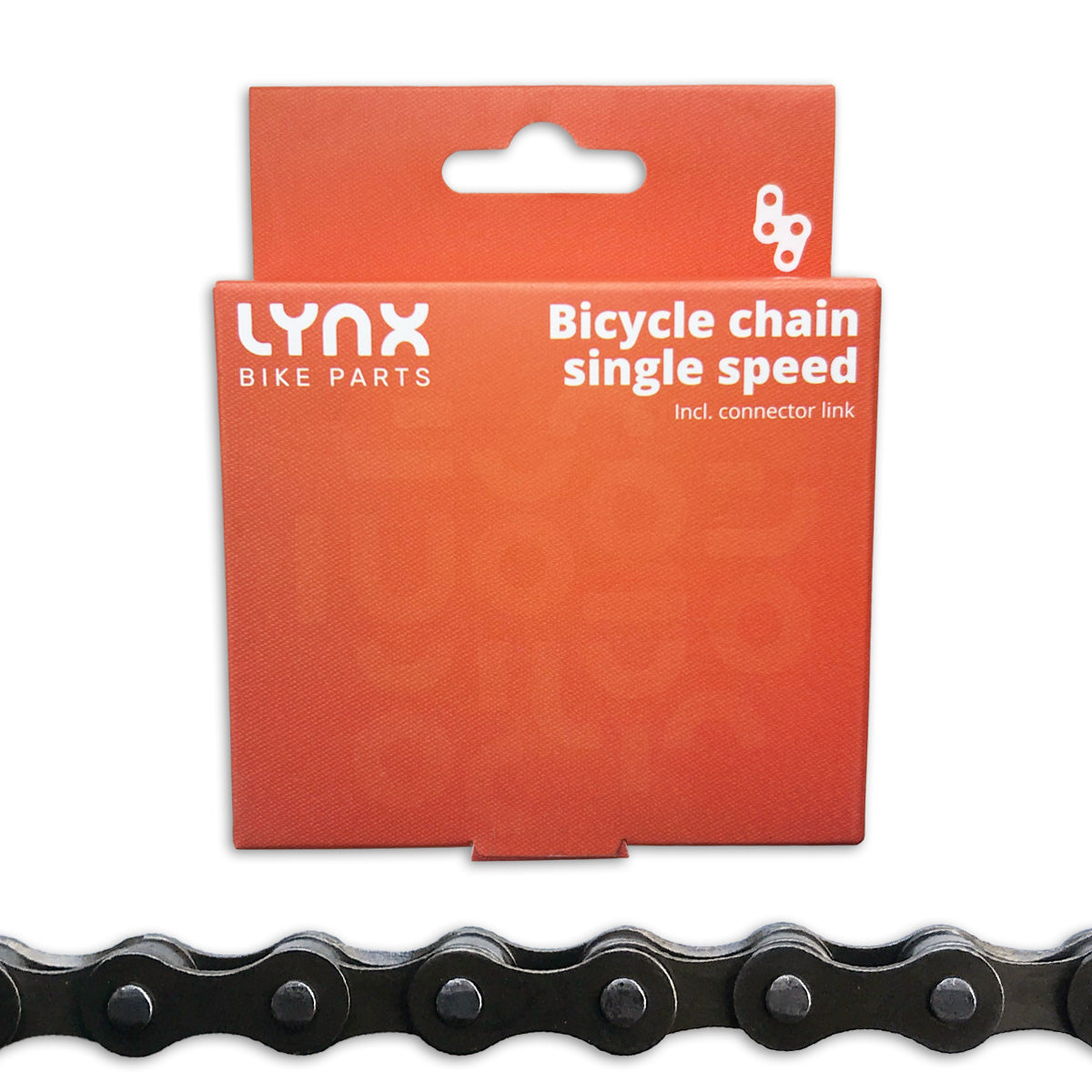 Lynx Fahrradkette - Standardkette, 112 Glieder, 1 2 x 1 8, grau