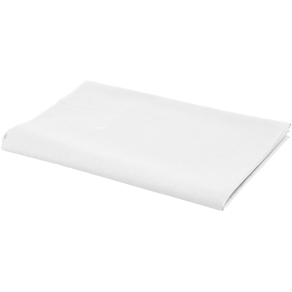 Stoff der Firma Creativ, B: 145 cm, 140 gr, weiß, 1 st.m