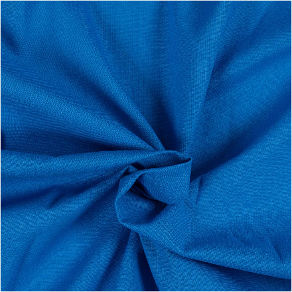 Stoff der Firma Creativ, B: 145 cm, 140 g, blau, 2 m 1 Karton