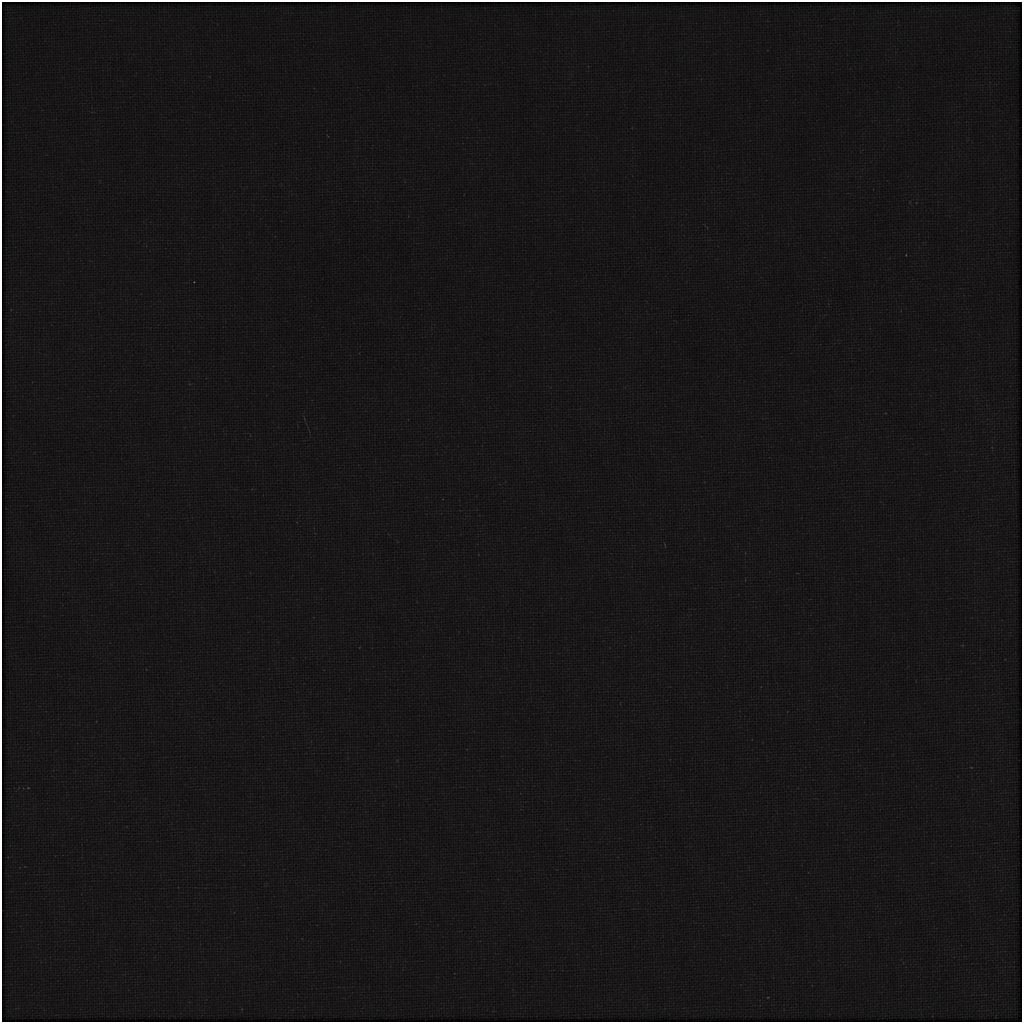 Stoff der Firma Creativ, B: 145 cm, 140 g, schwarz, 2 m 1 Karton