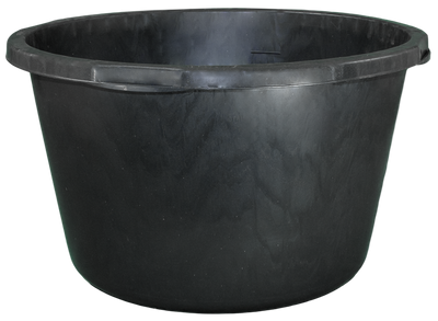 Gripline 1064629 - -d Wanne 40l schwarz mit 4 Griffen und Literbereich | 5 Stück