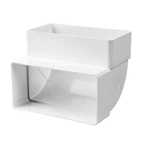 Flachkanal 110x54mm Bogen 90 horizontal