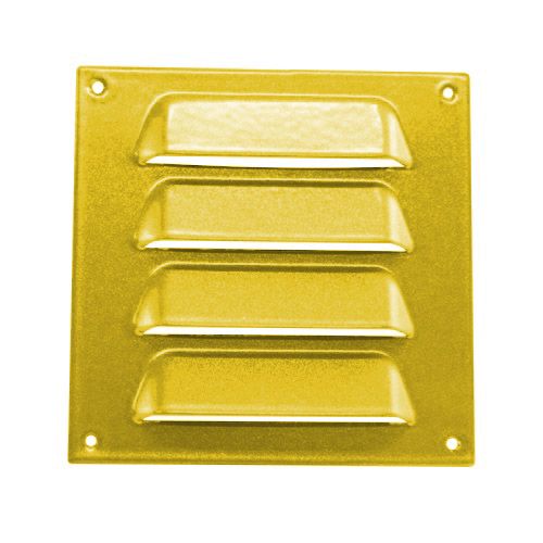 Paddelgitter Aluminium goldfarben 70x70 mm