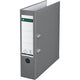 Ordner Leitz 1010, Karton, Breite 8 cm, grau, Einstecketikett, Griffloch