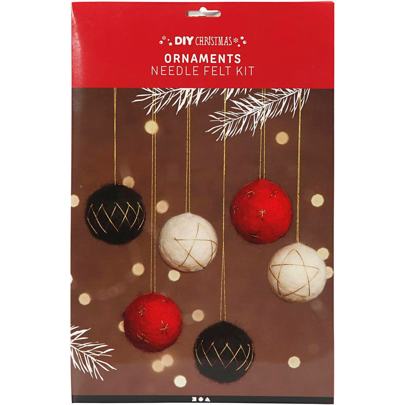Creativ Company Weihnachtskugeln, D 6 cm, 6 Stück, 1 Box