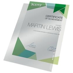 L-Abdeckungen Leitz transparent A4 100 Stück