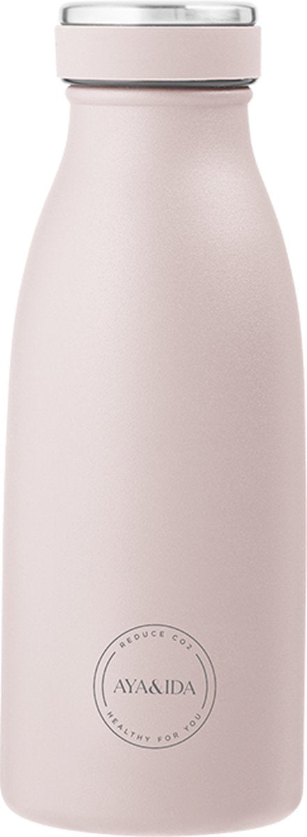 Aya ida – Trinkflasche – Thermoskanne – Wasserflasche – 350 ml – zartes Rosa
