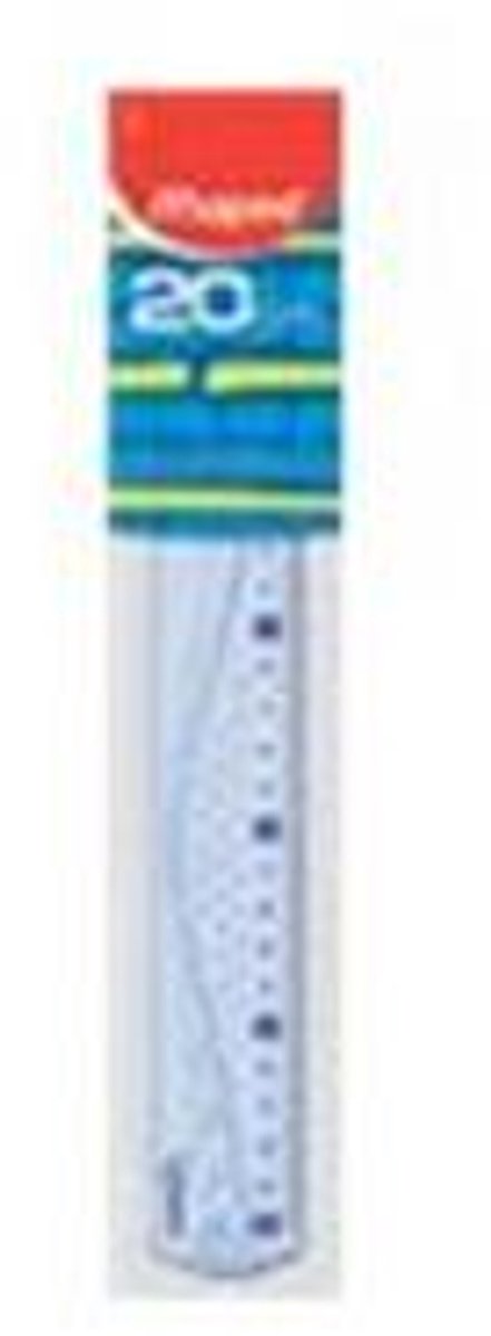 Maped Office Maped Lineal geometrisch 20 cm transparent