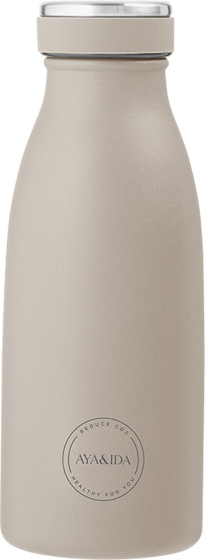 Aya ida - Trinkflasche - Thermoskanne - Wasserflasche - 350ml - Cremebeige