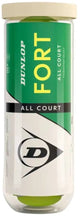 Dunlop-Tennisbälle für alle Plätze – 4er-Röhre für alle Oberflächen.