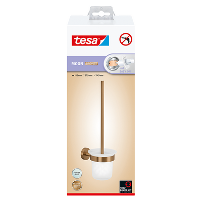 Tesa 1072312 – WC-Bürste Mondbronze | 2 Stk