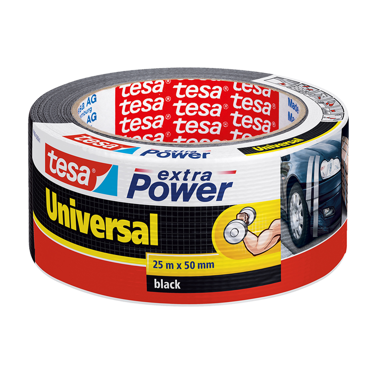 Tesa 1053960 - Verlängerung 25 m: 50 mm schwarz | 1 Stk