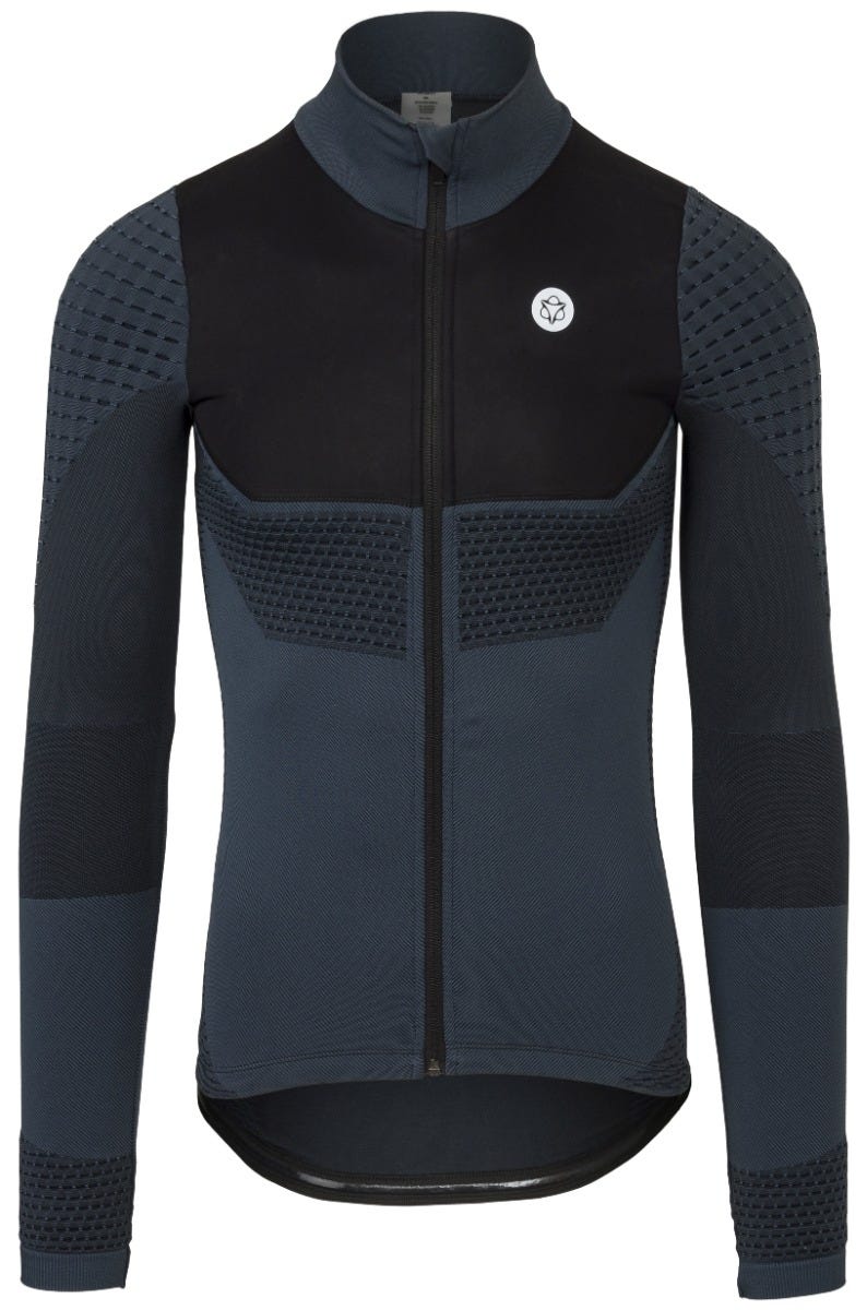 Nahtloses Radsportshirt Langarm Performance Herren
