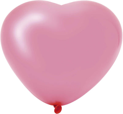 Haza Herzballons rosa 6 Stk