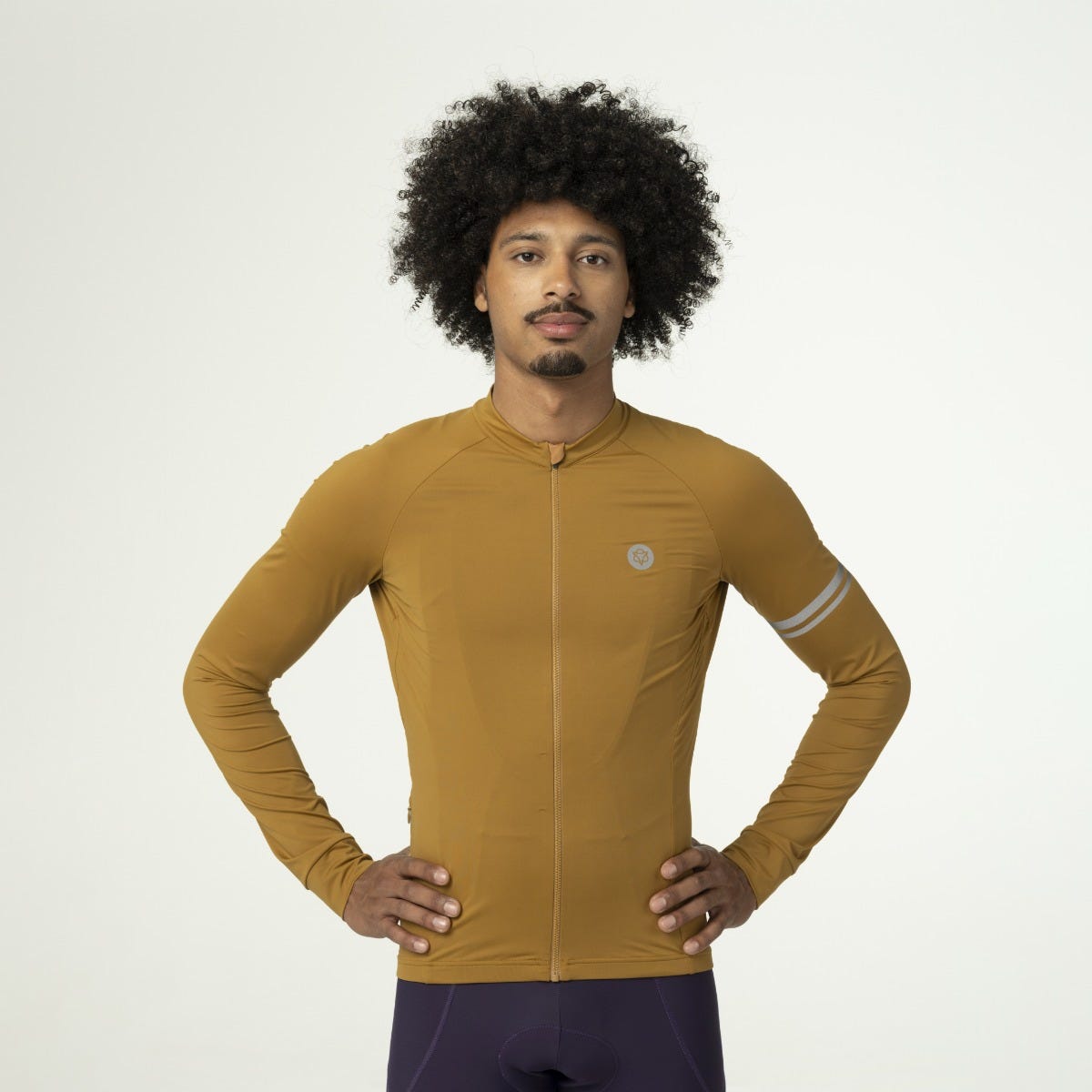 Solides Radsportshirt Langarm Performance Armagnac Herren