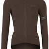 Solides Radtrikot mit langen Ärmeln, gemahlener Kaffee für Damen