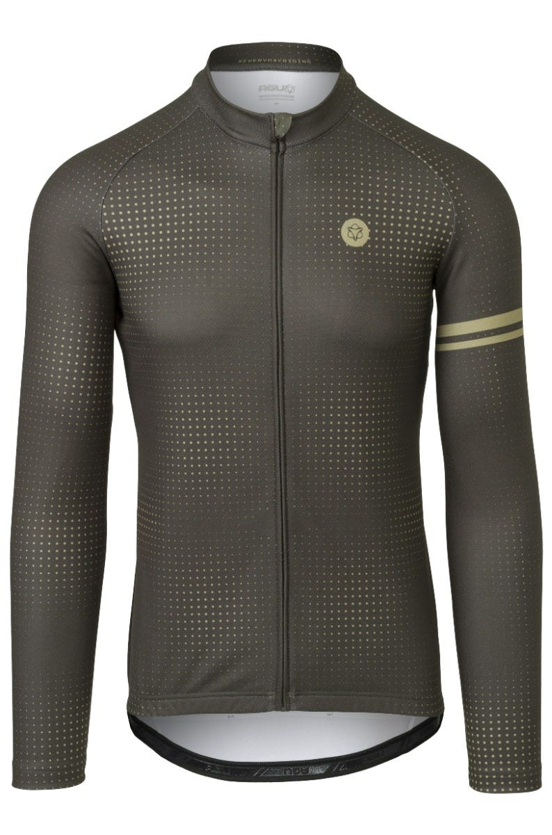 Pixel Radsportshirt Langarm Essential Herren