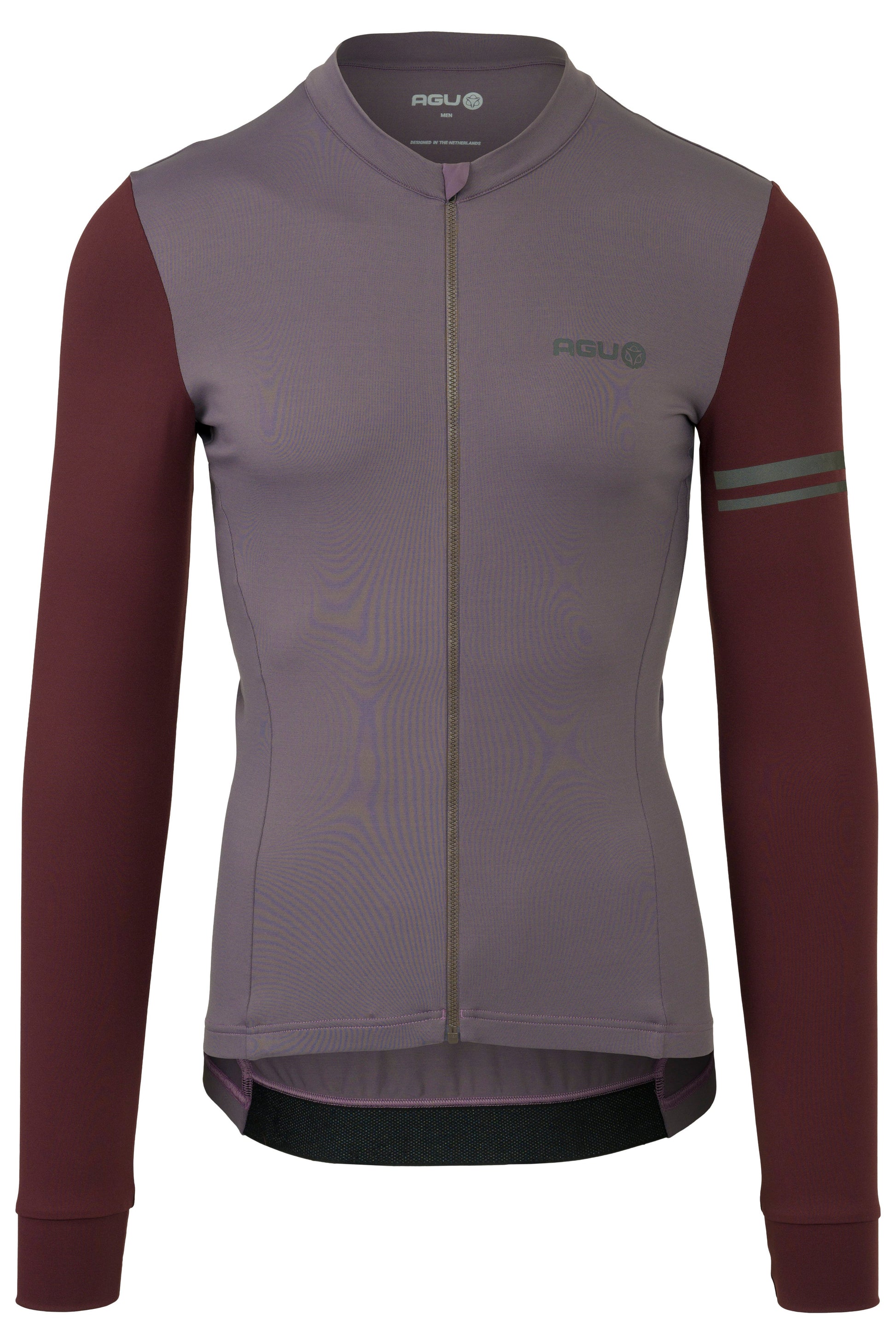 Colorblock Radsportshirt Langarm Performance Herren