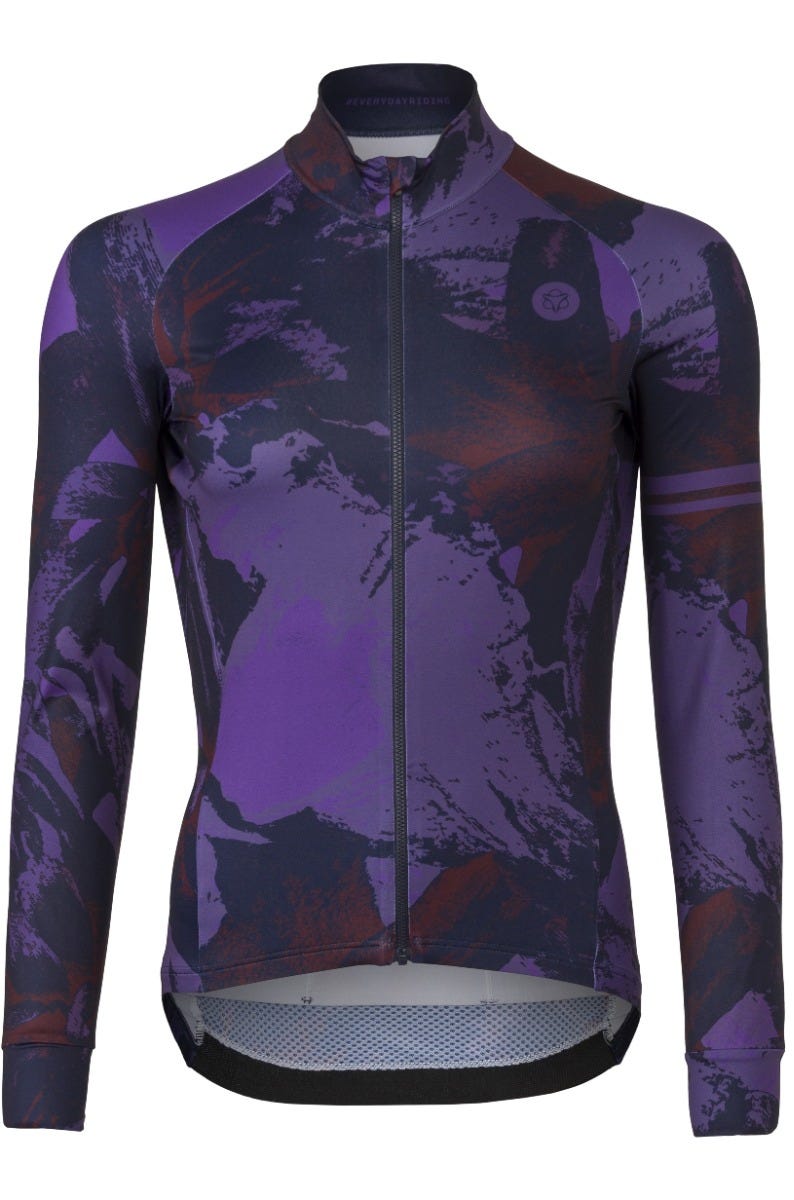 Flower Radtrikot Langarm Performance Damen