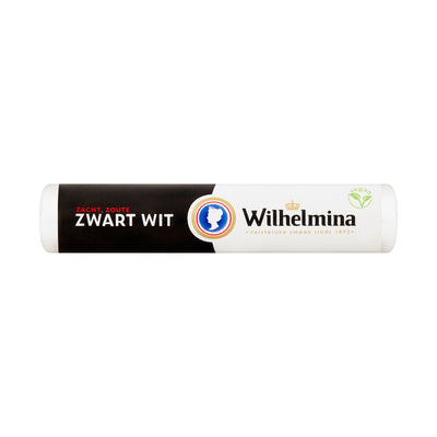 Wilhelmina Schwarz-Weiß-Vegan-Rolle (24x 39gr)
