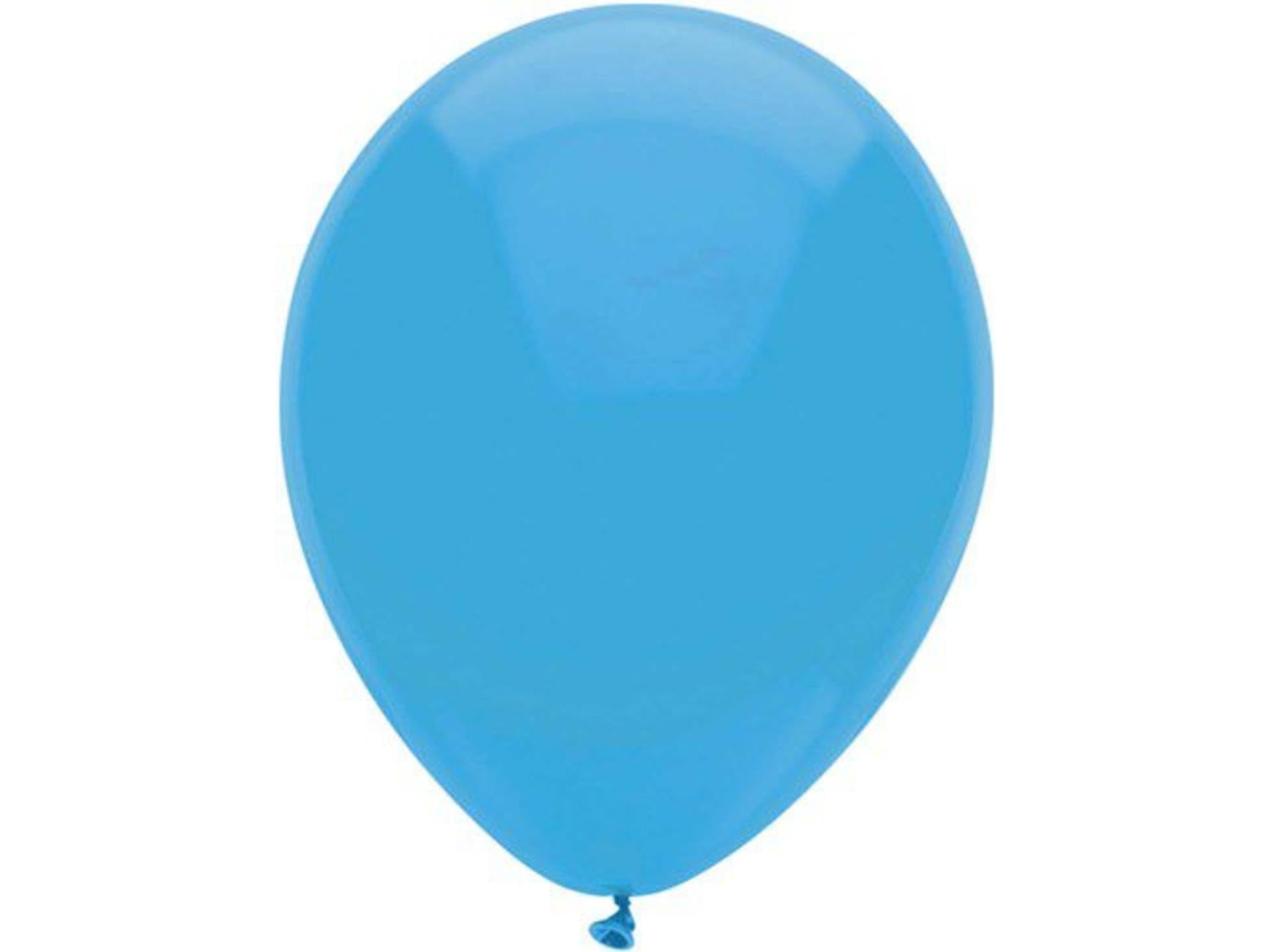 Haza-Luftballons mittelblau, 30 cm, Beutel mit 10 Stück
