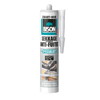 Bison 1029675 – B-Leck-Set 300 ml schwarz | 3 Stück