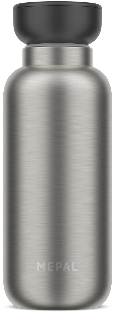 Mepal Thermoflasche Ellipse – 350 ml – Isolierflasche – auslaufsicher – Nordic Black