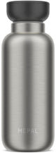 Mepal Thermoflasche Ellipse – 350 ml – Isolierflasche – auslaufsicher – Nordic Black