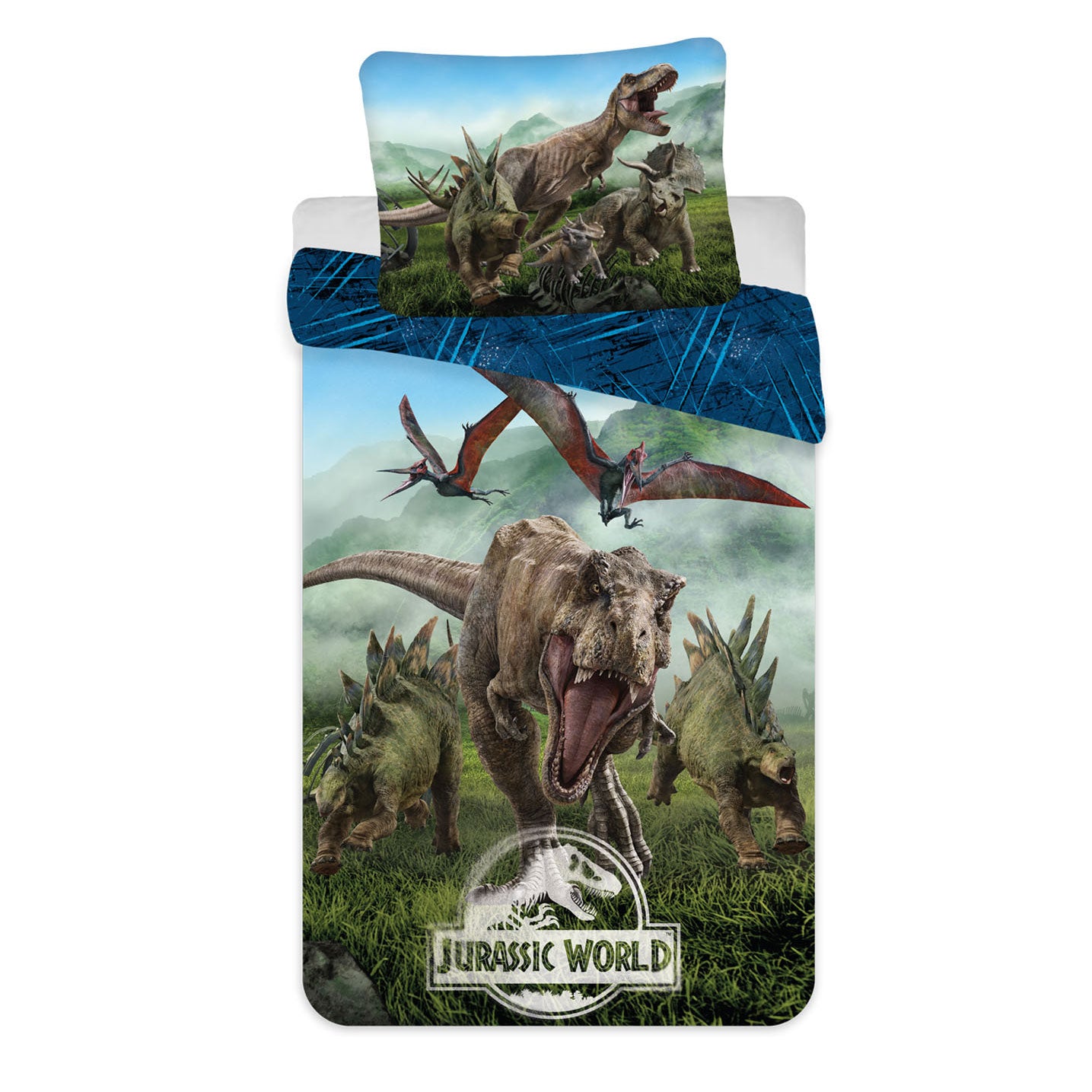 Bettbedeckung Baumwoll Jurassic World Forest