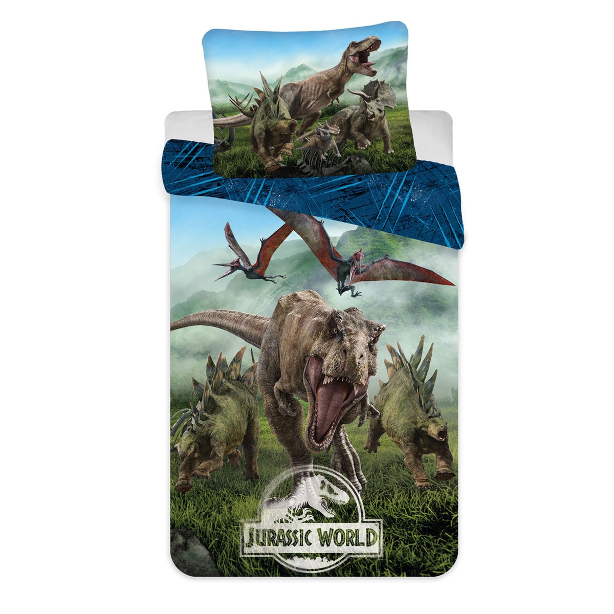 Bettbedeckung Baumwoll Jurassic World Forest