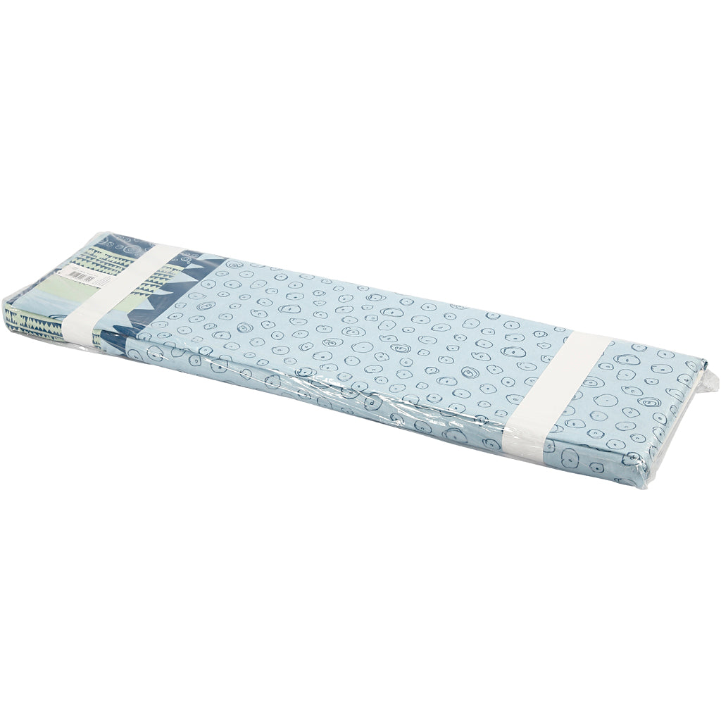 Stoff der Firma Creativ, B: 145 cm, 140 g, blau, 10 m 1 Rolle