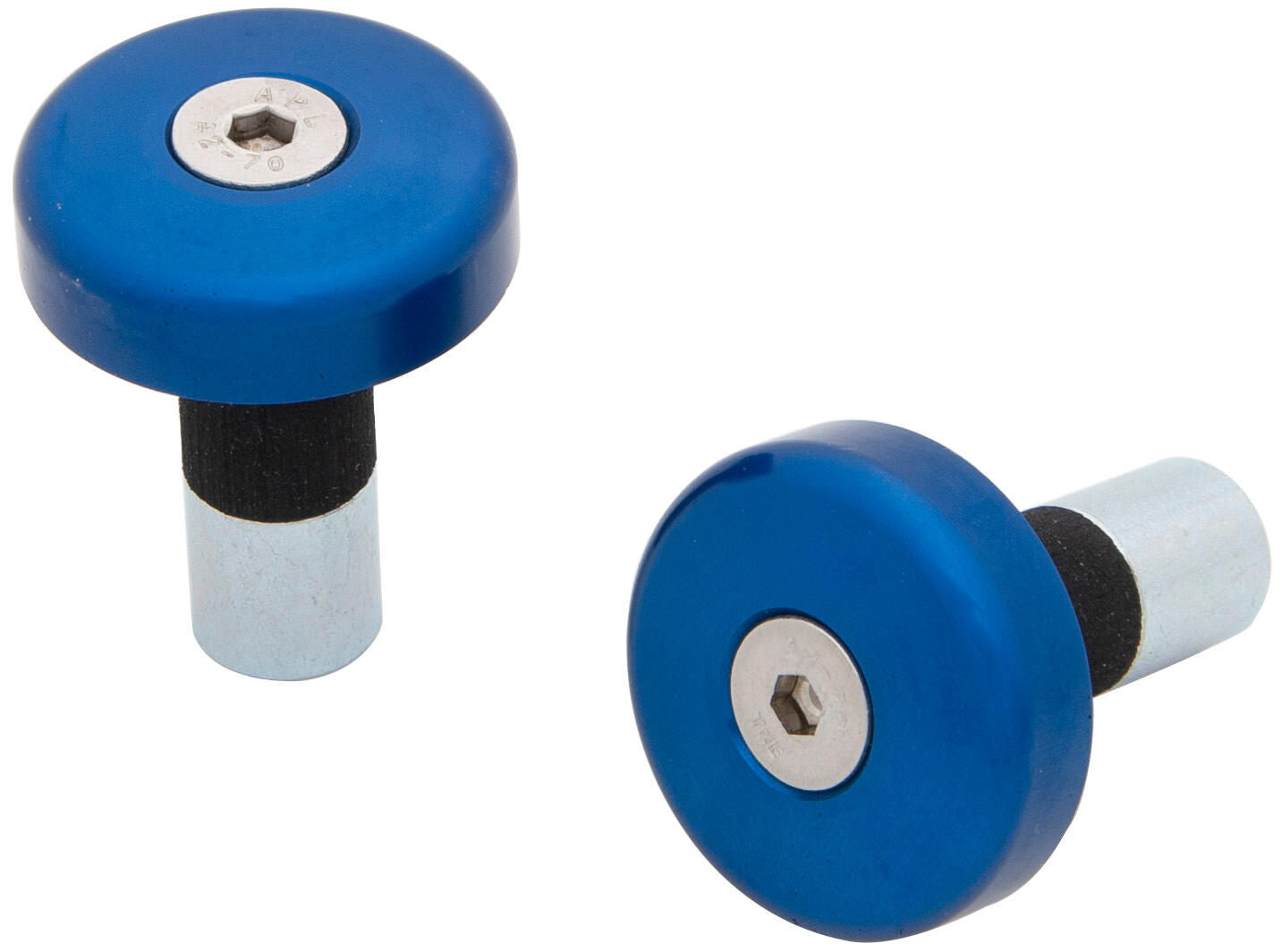 LSL -Lenkerplugs 14mm Flat Elox BL