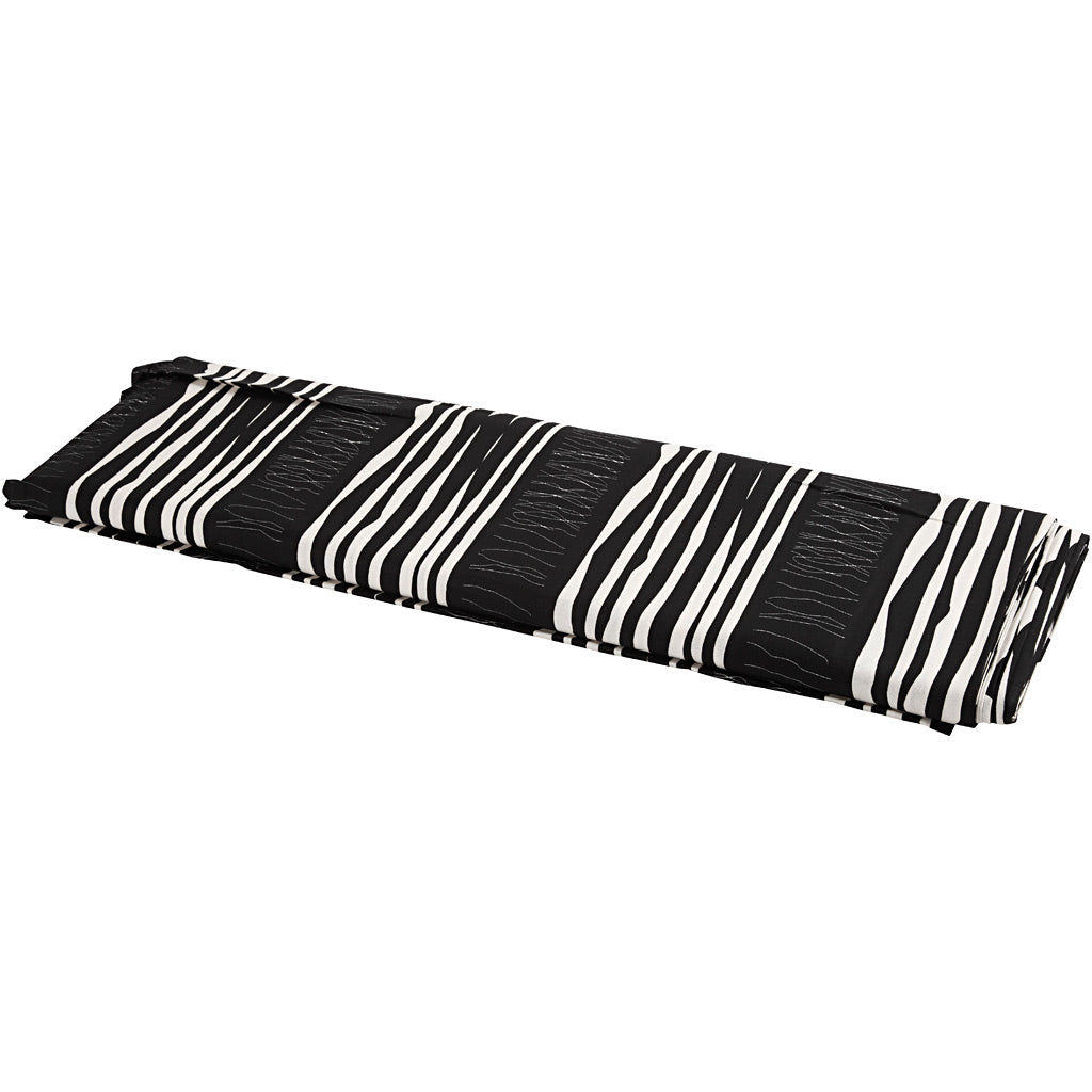 Stoff der Firma Creativ, B: 145 cm, 140 g, schwarz, 10 m 1 Rolle