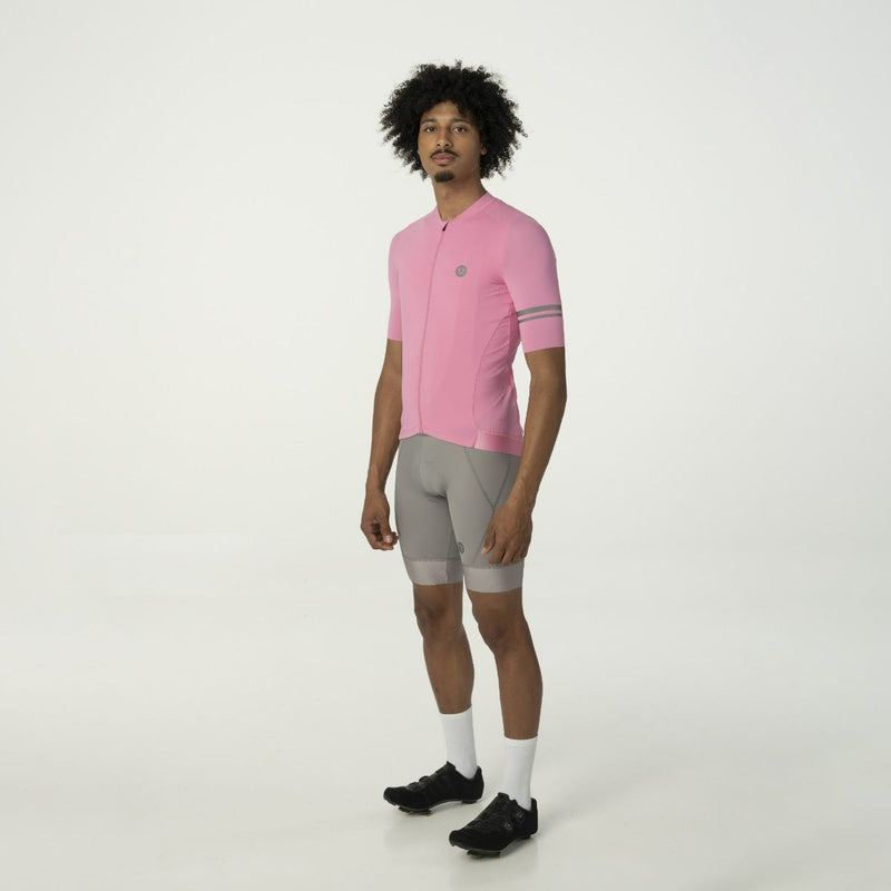 Solides Radsportshirt Performance Herren Kawaii Pink