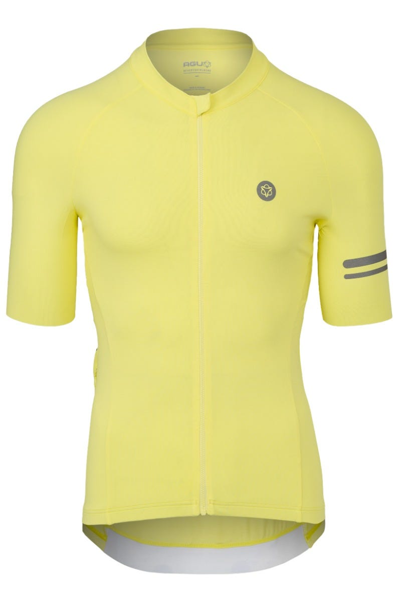 Solides Radsportshirt Performance Herren Yellowtail