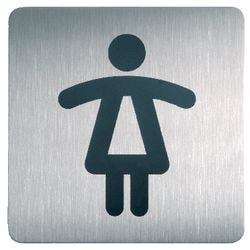 Pic togram Damentoilette, langlebig, selbstklebend
