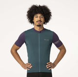 Colorblock-Radsportshirt Performance Herren - afbeelding 2