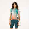 Farbverlauf-Radsportshirt Performance Damen