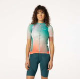 Farbverlauf-Radsportshirt Performance Damen - afbeelding 2