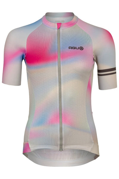 Agu Gradient Swirl Radshirt Performance Damen