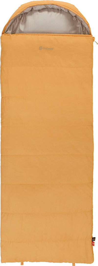 Outwell Campion Prime Yellow Schlafsackdecke Modell +8c 215 x 80 cm gelb