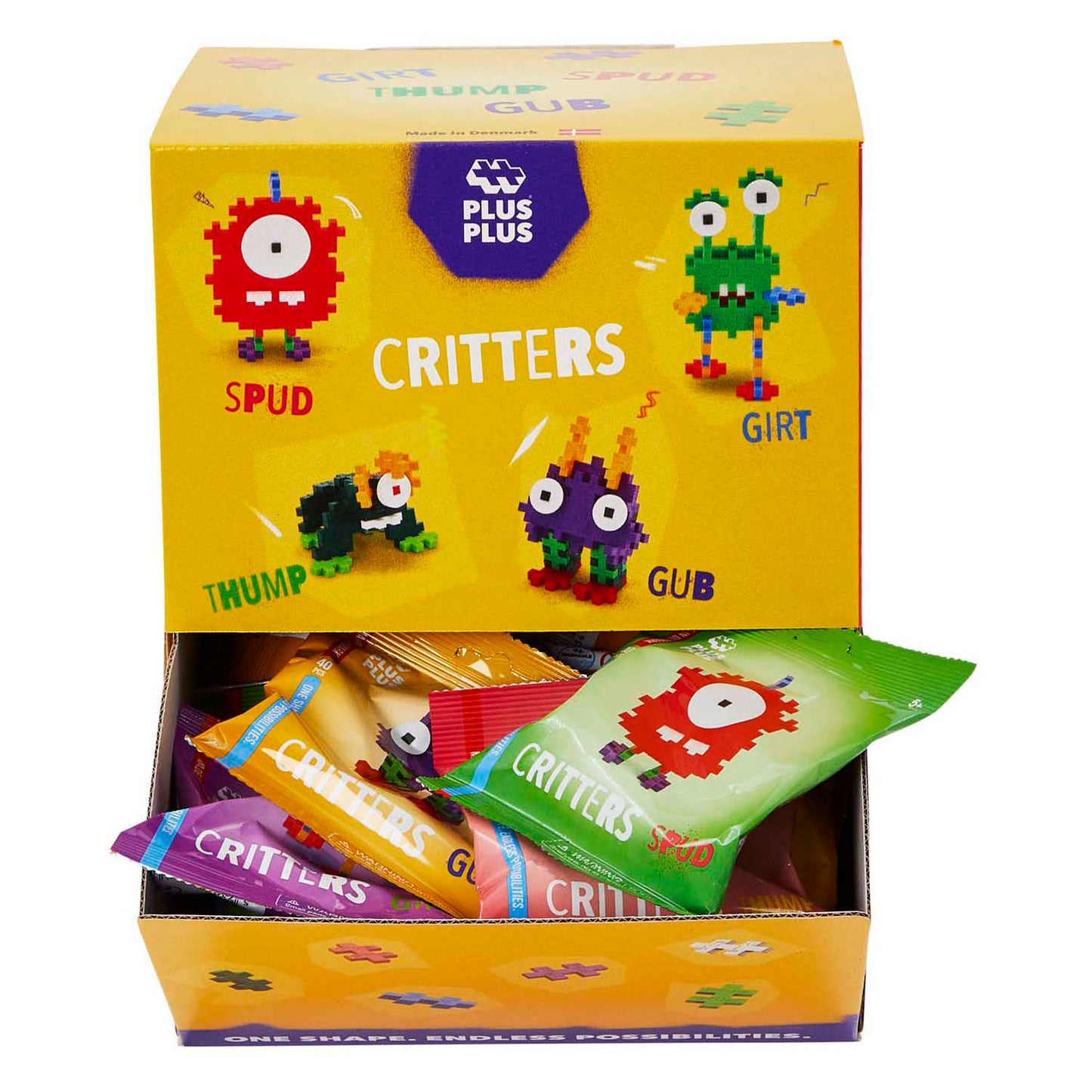 Plus-Plus Tiere Bouwset, 48st.