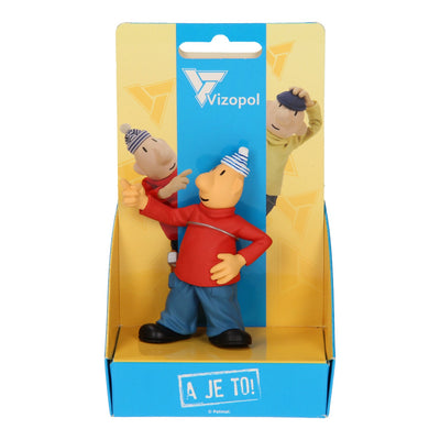 Nachbar Buurman Figur rot