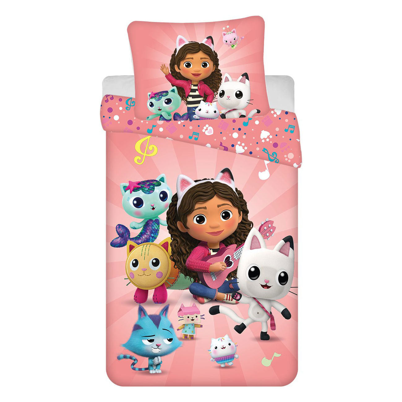 Duvet Cover Gabby's Dollhouse, 140x200 cm
