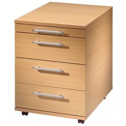 Bach mobiler Schubladenschrank 3 Schubladen 42,8 x 56 x 59 cm Buche